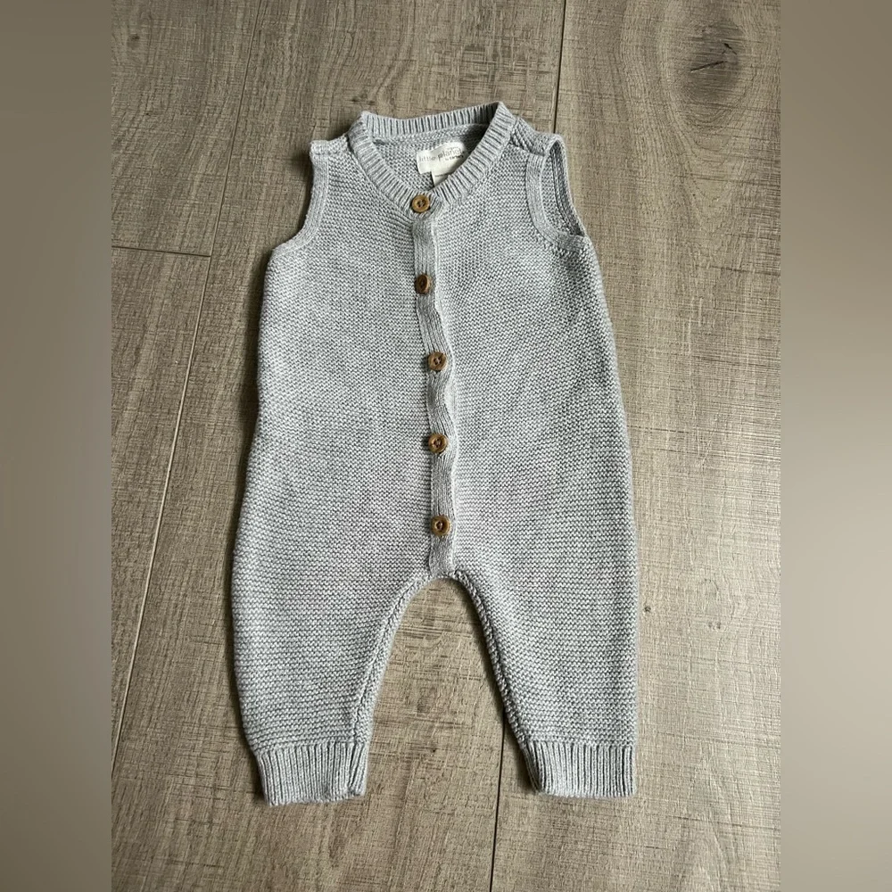Little Planet by Carter’s Organic Cotton Sweater Knit Sleeveless Jumpsuit 3M